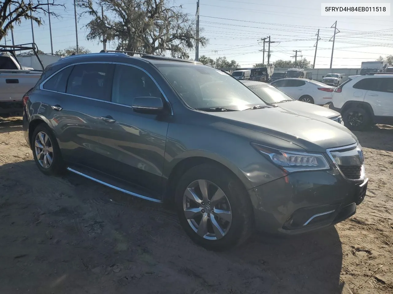 5FRYD4H84EB011518 2014 Acura Mdx Advance