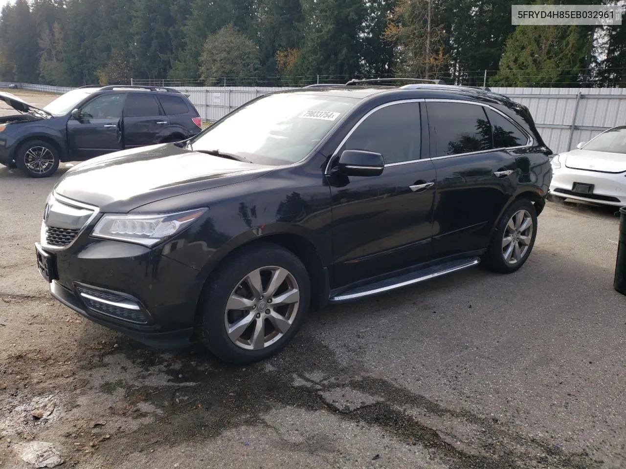 2014 Acura Mdx Advance VIN: 5FRYD4H85EB032961 Lot: 79033754