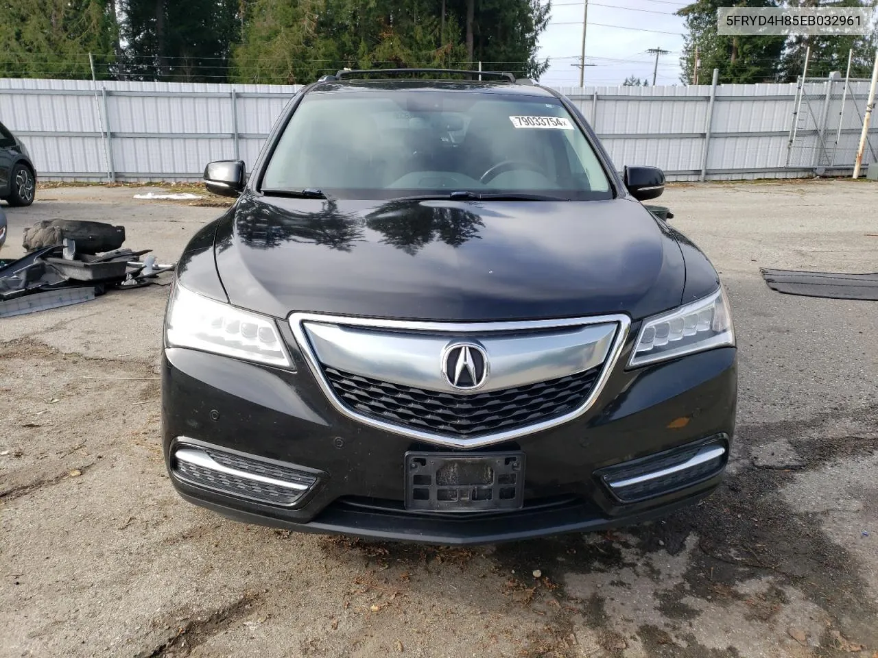 2014 Acura Mdx Advance VIN: 5FRYD4H85EB032961 Lot: 79033754