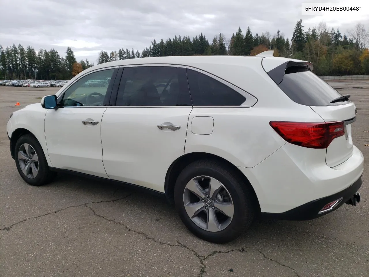 2014 Acura Mdx VIN: 5FRYD4H20EB004481 Lot: 79041704