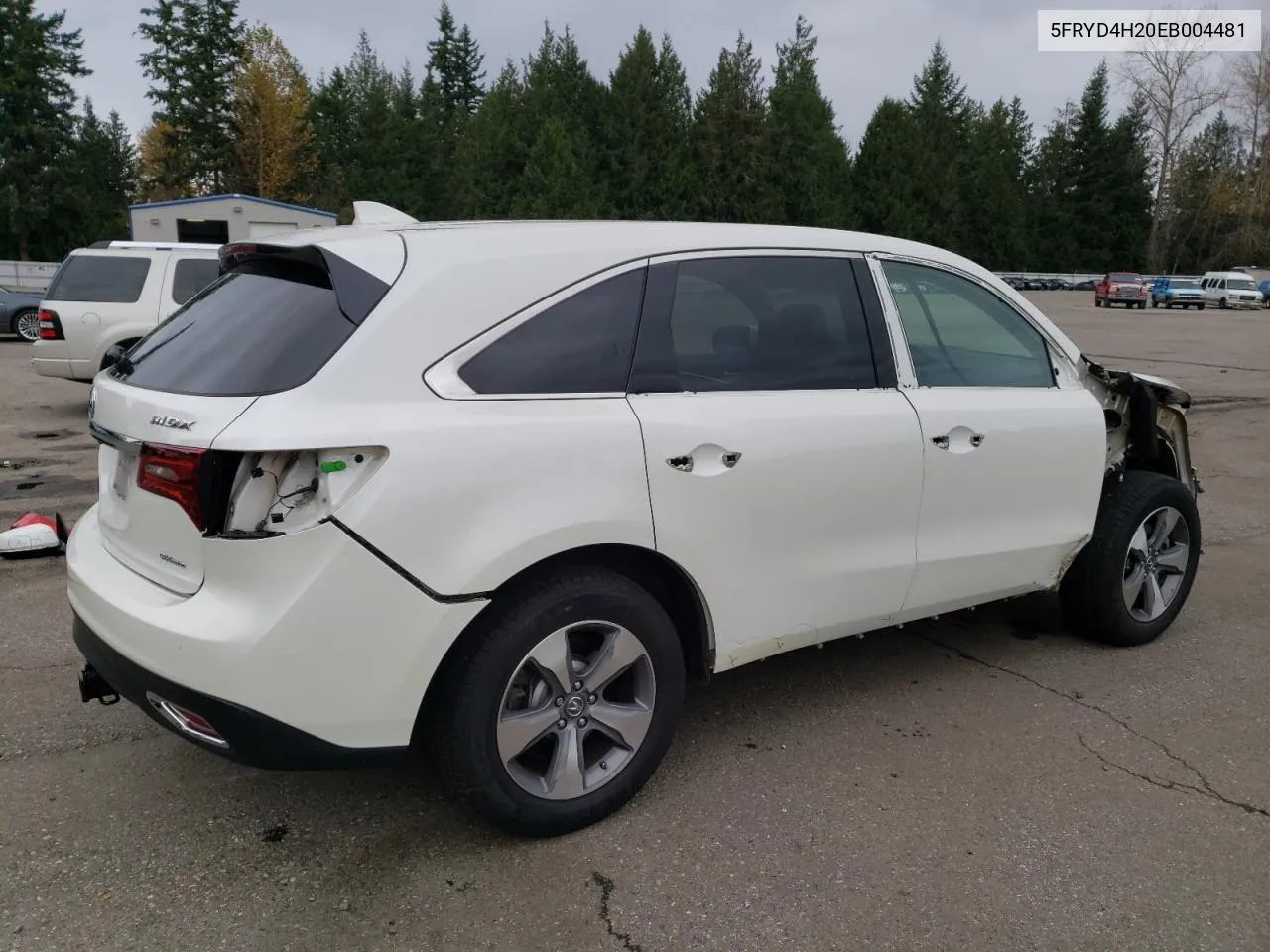 2014 Acura Mdx VIN: 5FRYD4H20EB004481 Lot: 79041704