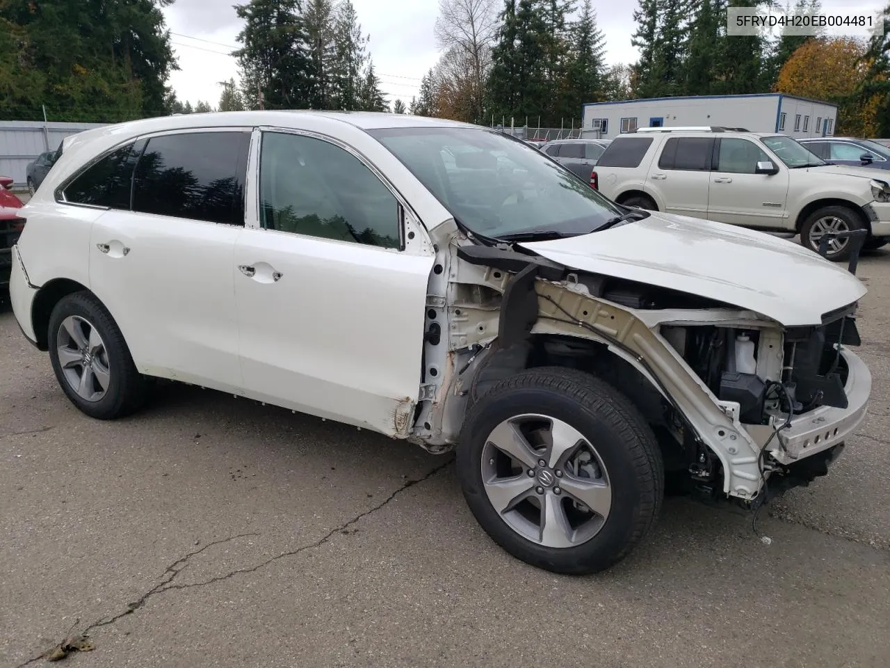 2014 Acura Mdx VIN: 5FRYD4H20EB004481 Lot: 79041704