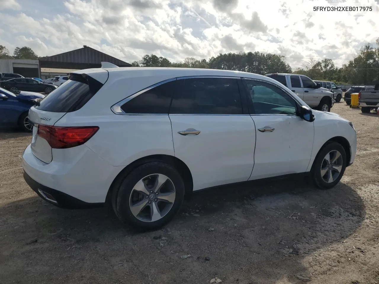 2014 Acura Mdx VIN: 5FRYD3H2XEB017975 Lot: 79300684