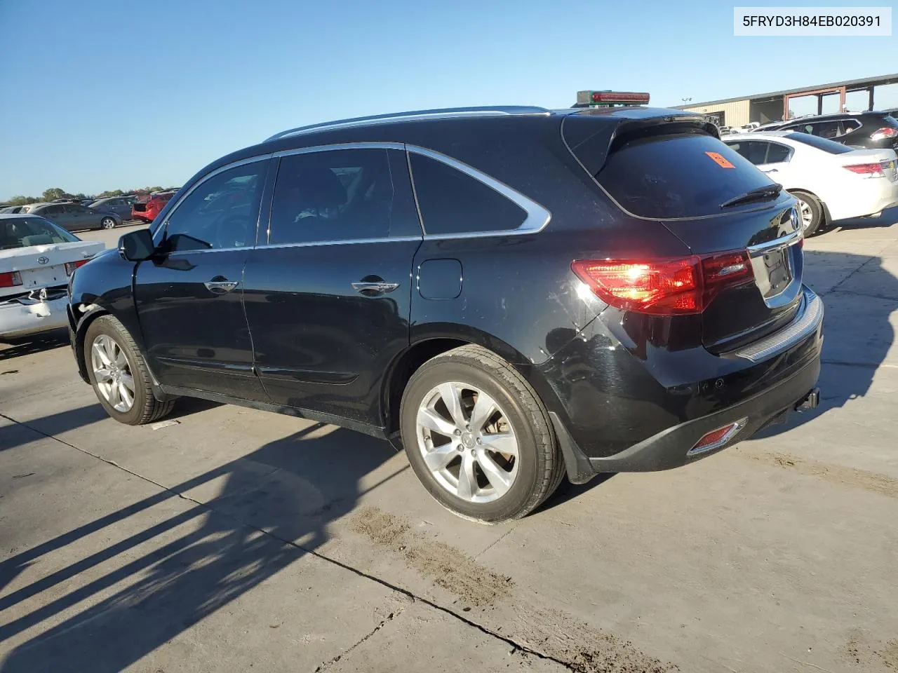 2014 Acura Mdx Advance VIN: 5FRYD3H84EB020391 Lot: 79746234