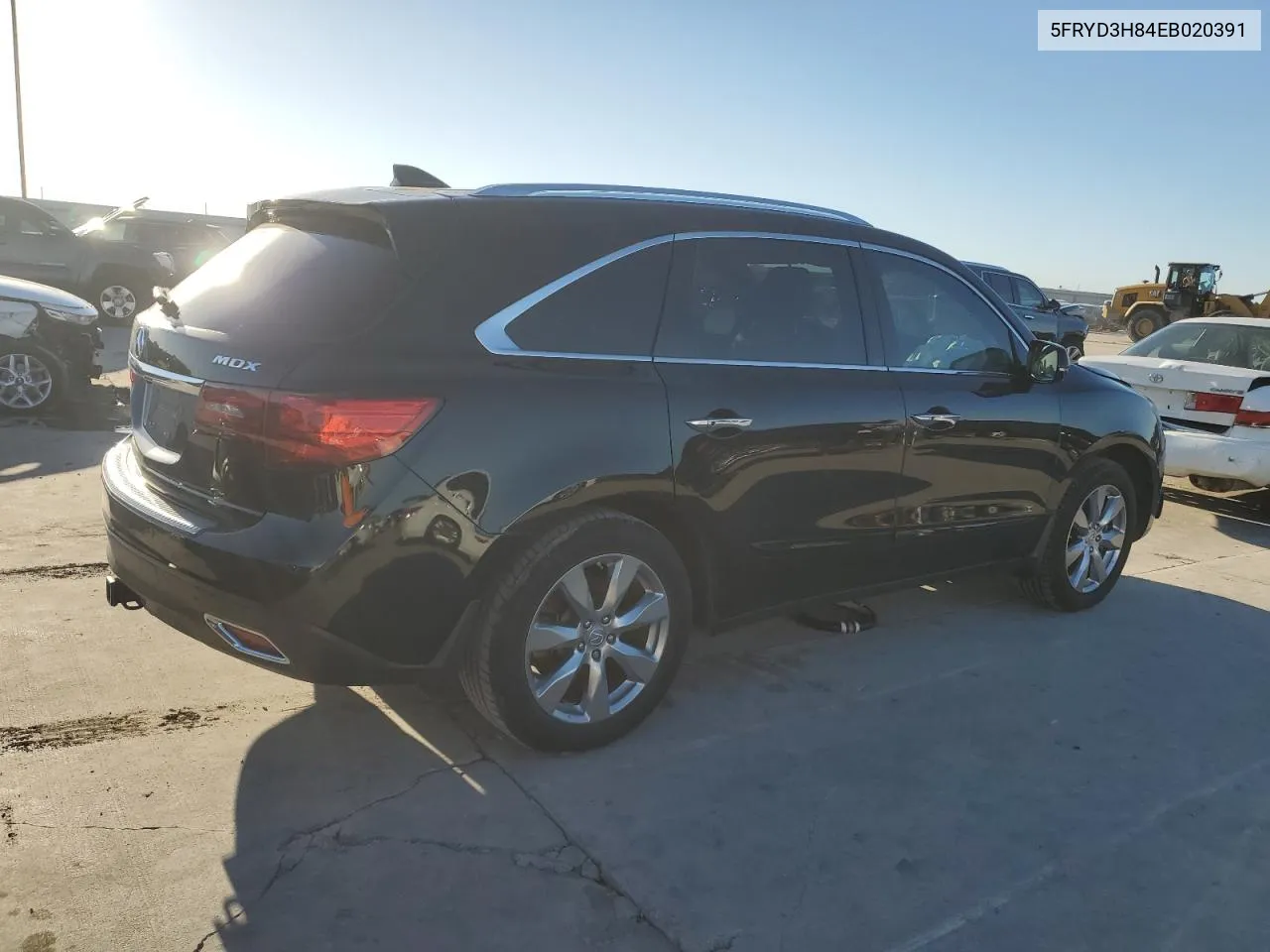 2014 Acura Mdx Advance VIN: 5FRYD3H84EB020391 Lot: 79746234