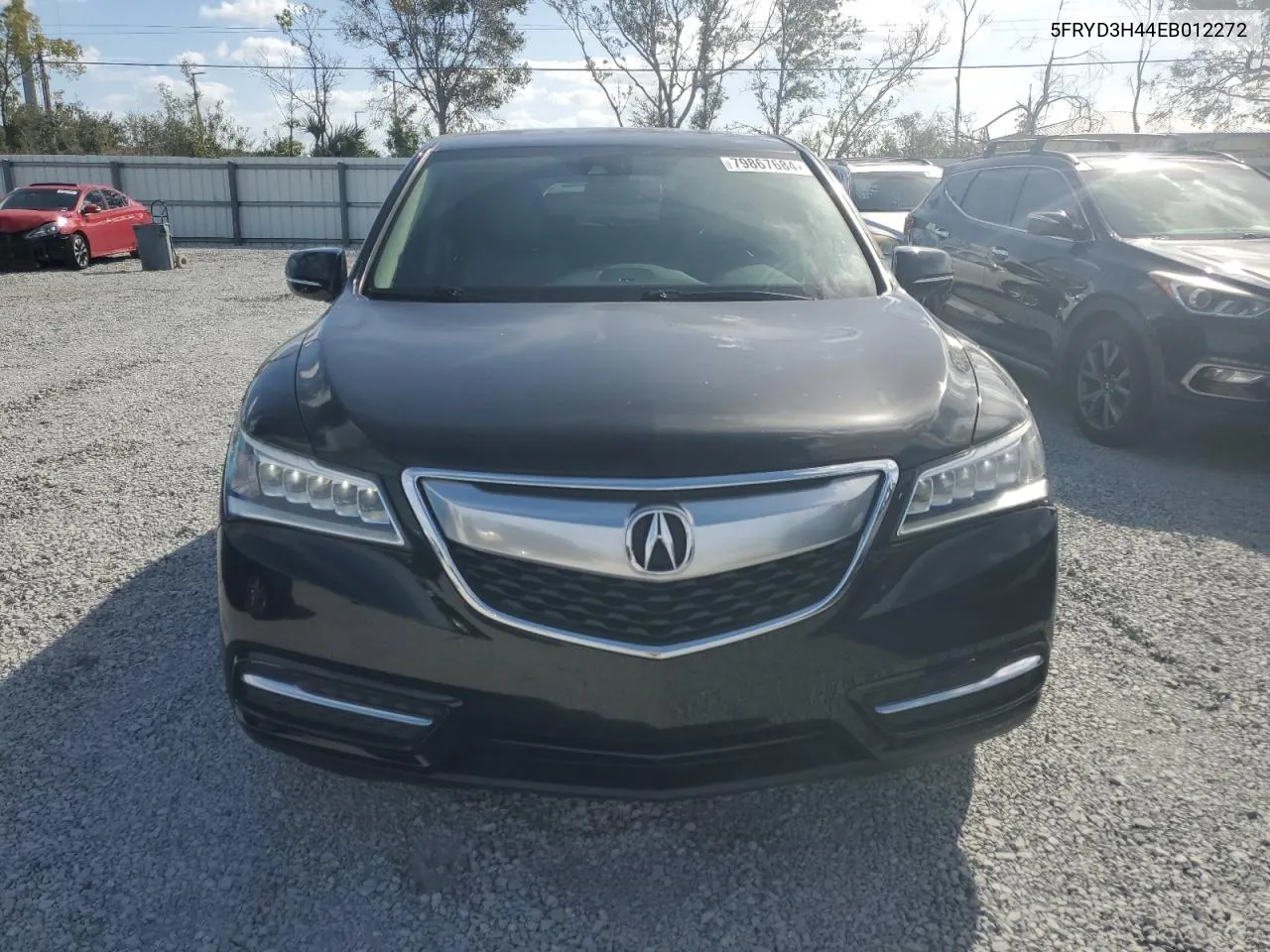 2014 Acura Mdx Technology VIN: 5FRYD3H44EB012272 Lot: 79867684