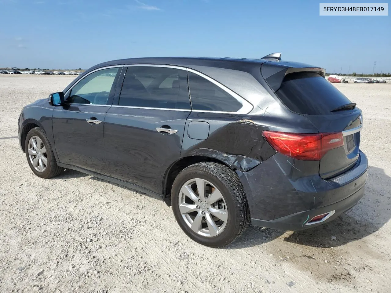 2014 Acura Mdx Technology VIN: 5FRYD3H48EB017149 Lot: 80013954