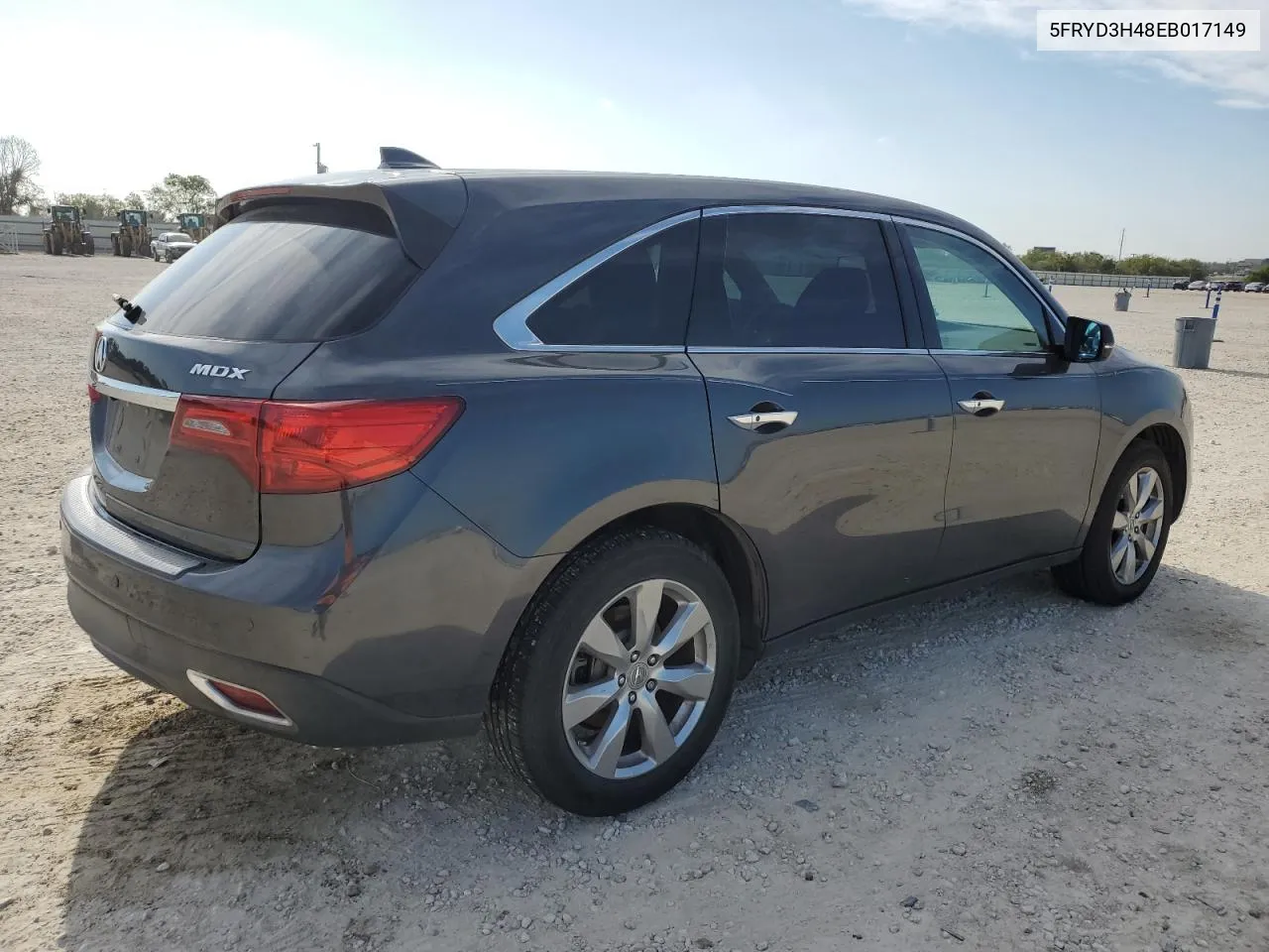 2014 Acura Mdx Technology VIN: 5FRYD3H48EB017149 Lot: 80013954