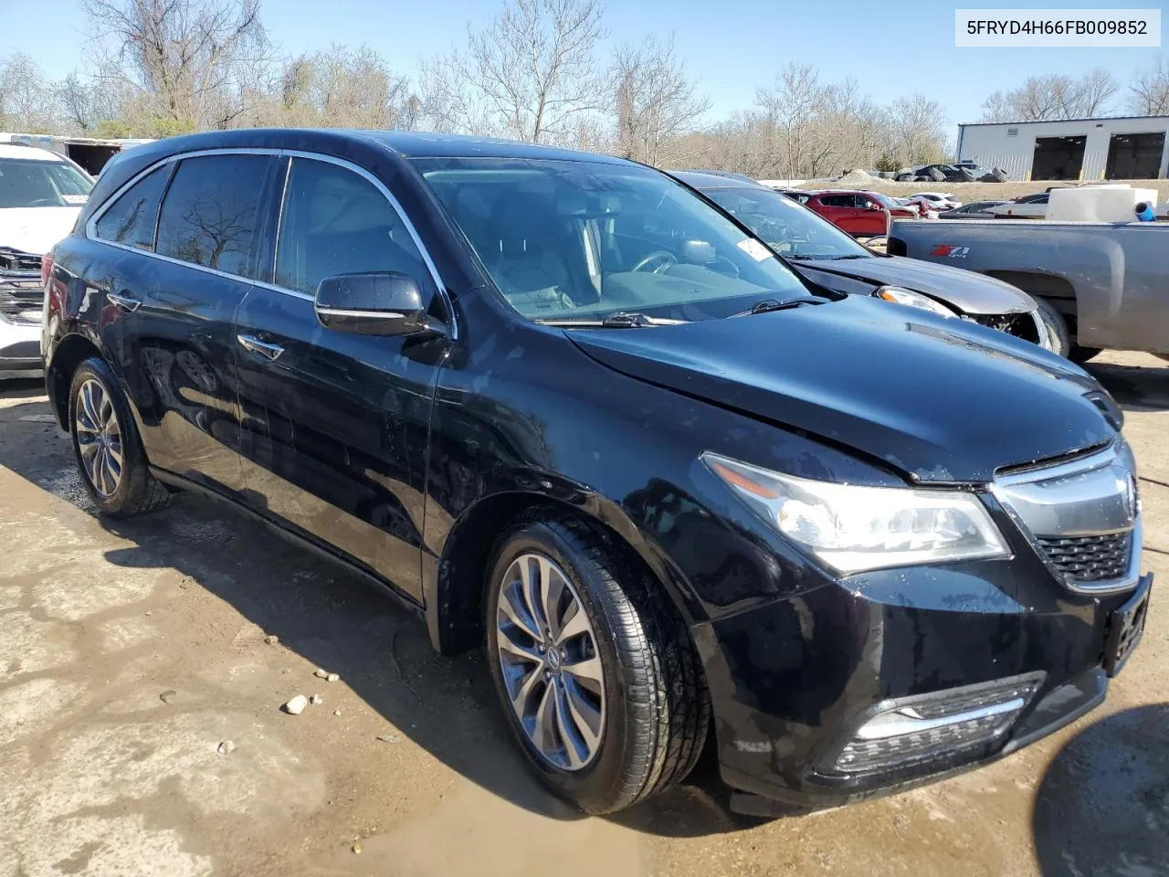 2015 Acura Mdx Technology VIN: 5FRYD4H66FB009852 Lot: 48617524