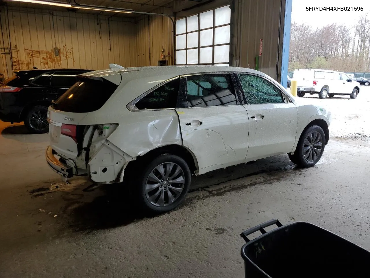 2015 Acura Mdx Technology VIN: 5FRYD4H4XFB021596 Lot: 52169944