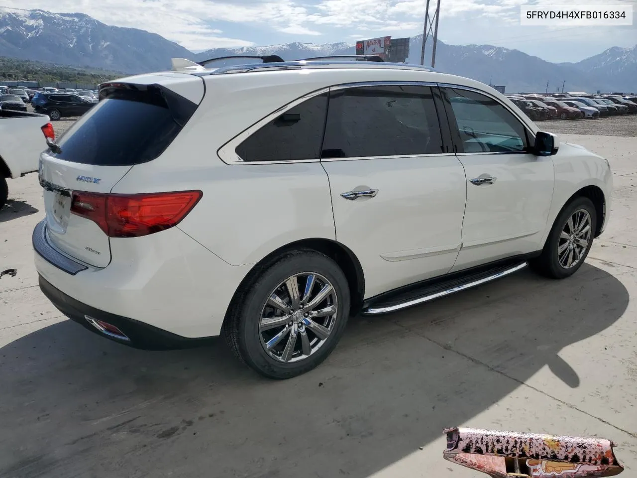 5FRYD4H4XFB016334 2015 Acura Mdx Technology