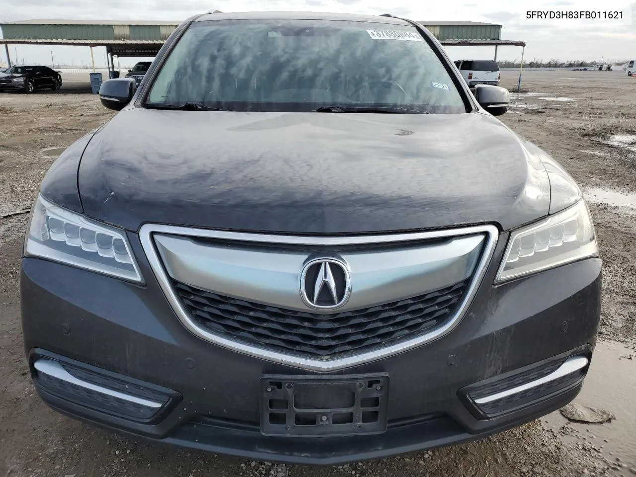 2015 Acura Mdx Advance VIN: 5FRYD3H83FB011621 Lot: 54808844