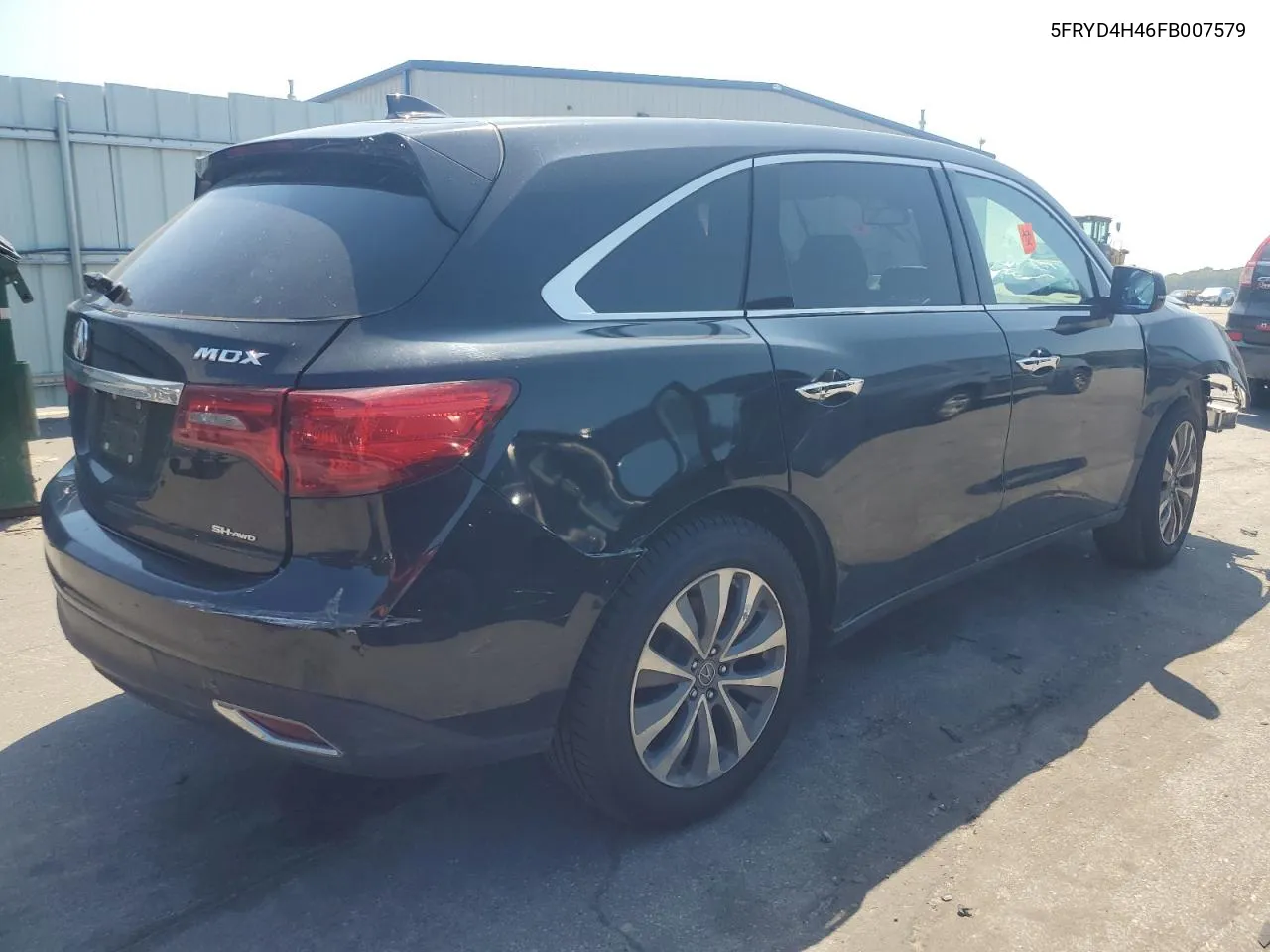 2015 Acura Mdx Technology VIN: 5FRYD4H46FB007579 Lot: 56286844