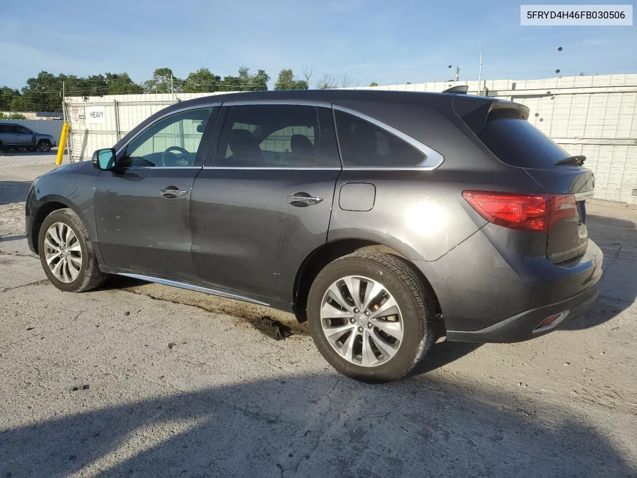 2015 Acura Mdx Technology VIN: 5FRYD4H46FB030506 Lot: 61464754