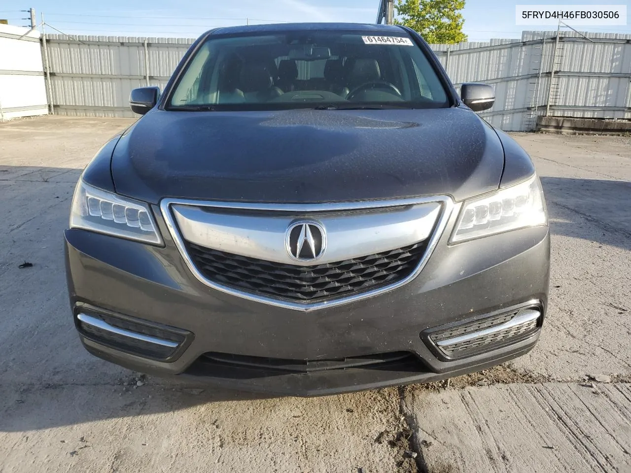 2015 Acura Mdx Technology VIN: 5FRYD4H46FB030506 Lot: 61464754