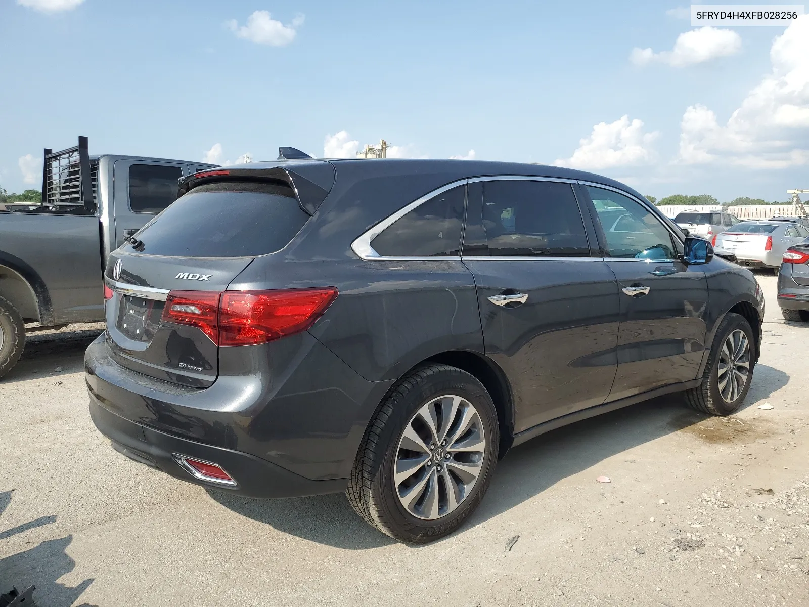 2015 Acura Mdx Technology VIN: 5FRYD4H4XFB028256 Lot: 64570194