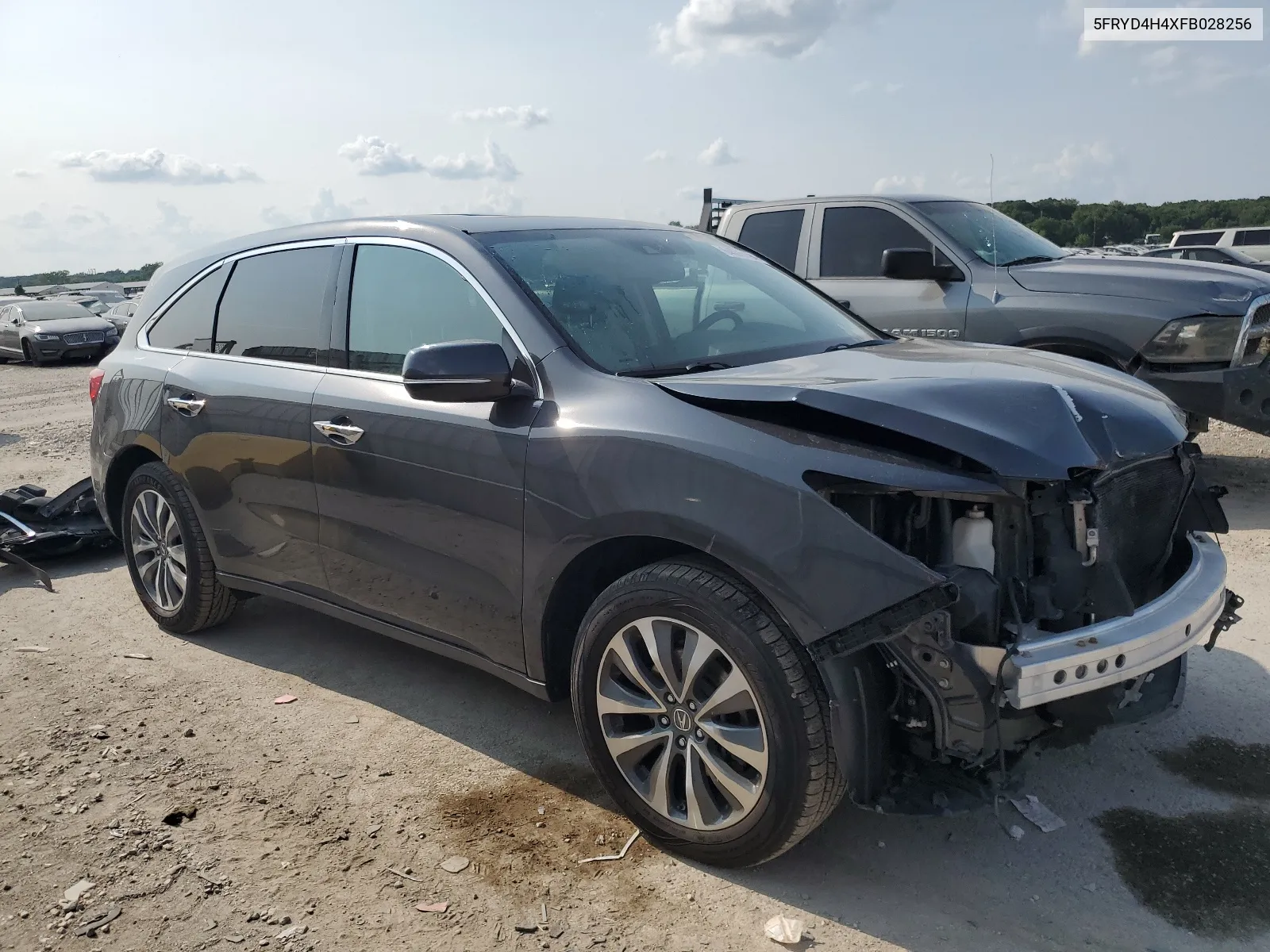 2015 Acura Mdx Technology VIN: 5FRYD4H4XFB028256 Lot: 64570194