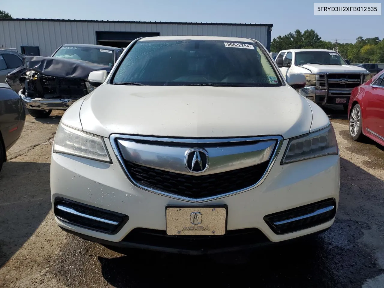 5FRYD3H2XFB012535 2015 Acura Mdx