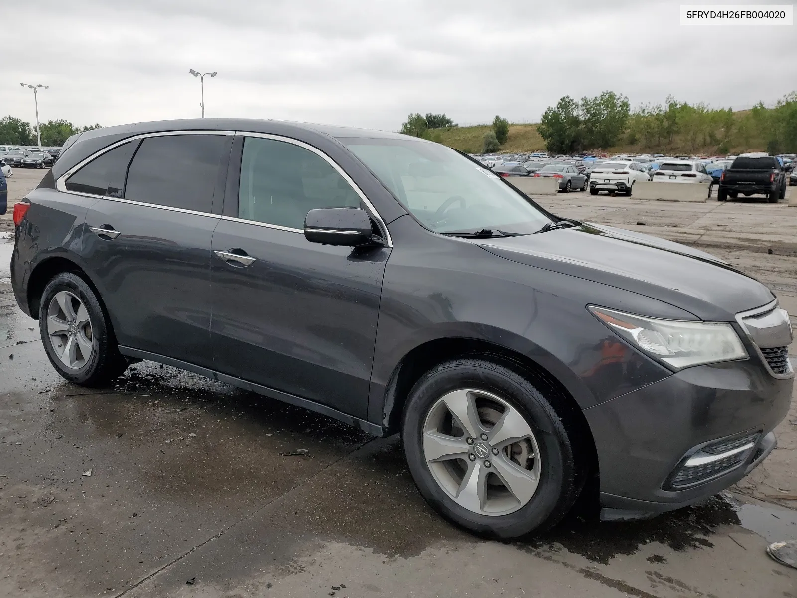 2015 Acura Mdx VIN: 5FRYD4H26FB004020 Lot: 66820964