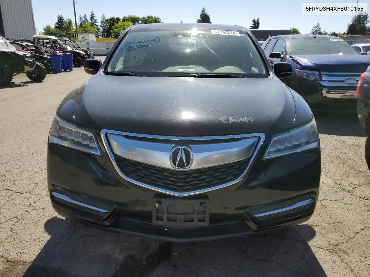 2015 Acura Mdx Technology VIN: 5FRYD3H4XFB010155 Lot: 67790224