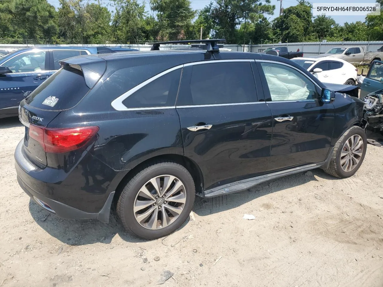 2015 Acura Mdx Technology VIN: 5FRYD4H64FB006528 Lot: 68487194