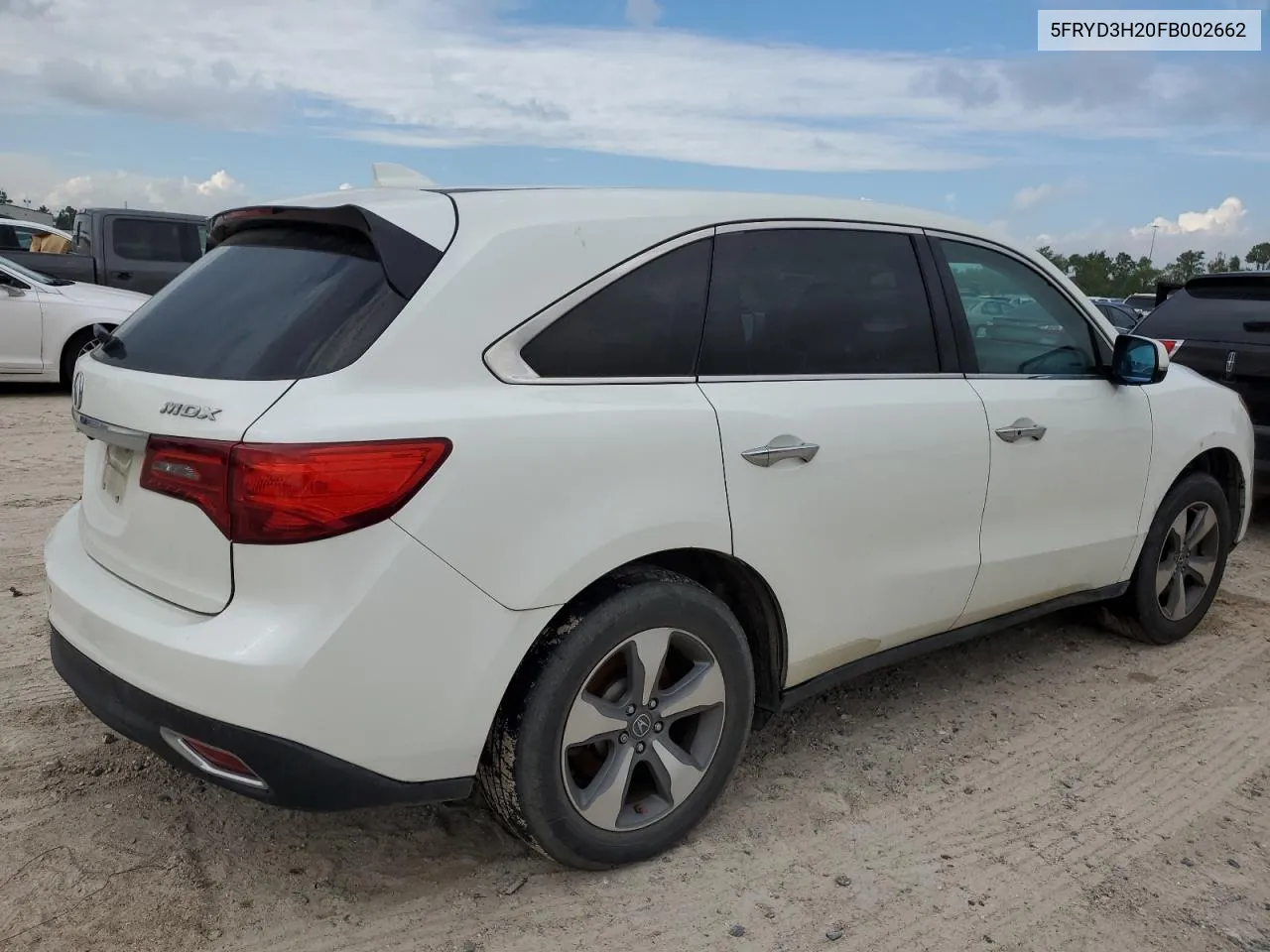 5FRYD3H20FB002662 2015 Acura Mdx