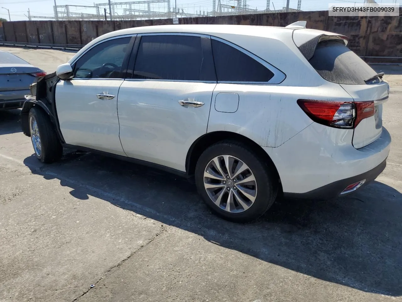 2015 Acura Mdx Technology VIN: 5FRYD3H43FB009039 Lot: 69241774