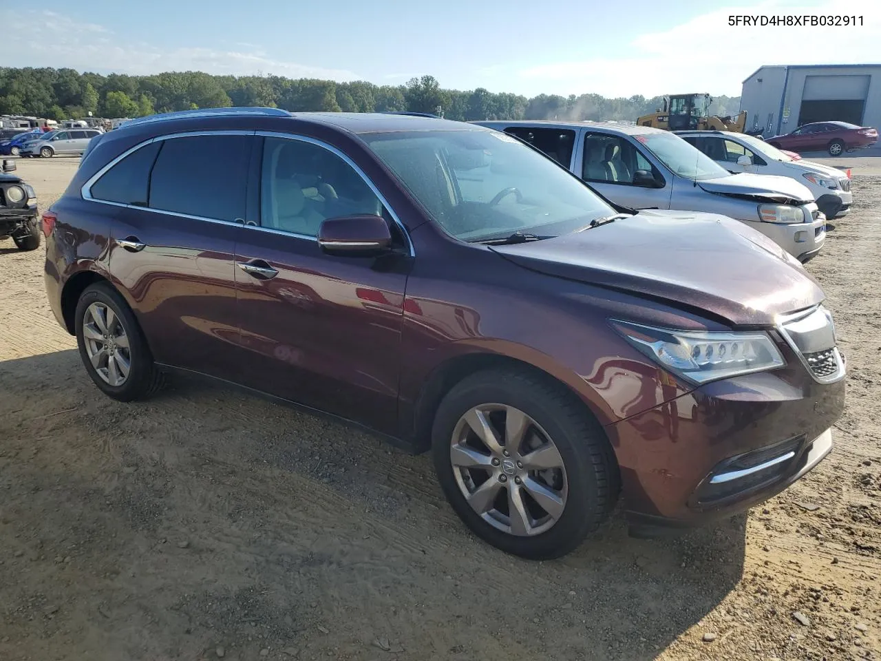 2015 Acura Mdx Advance VIN: 5FRYD4H8XFB032911 Lot: 69293034