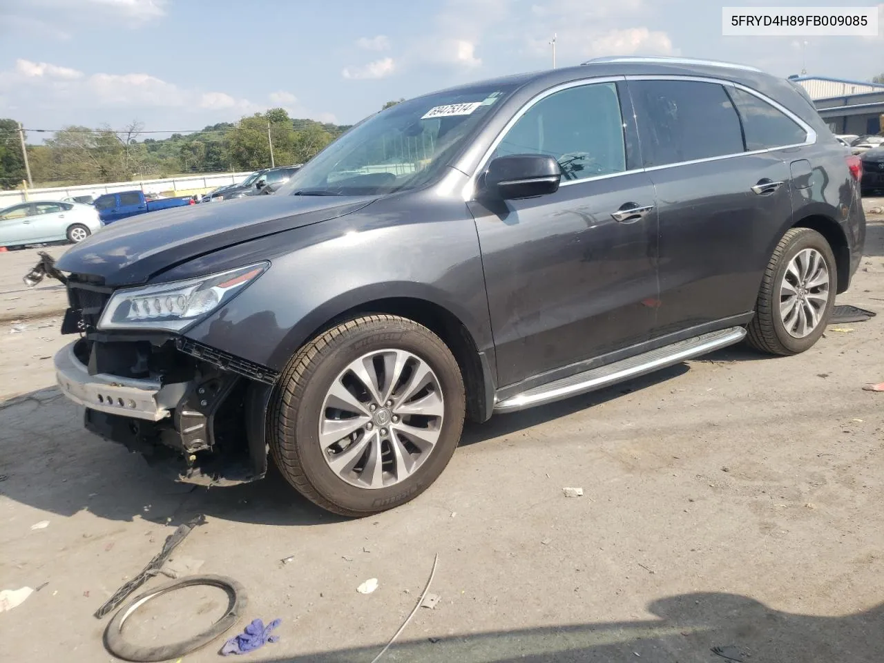 5FRYD4H89FB009085 2015 Acura Mdx Advance