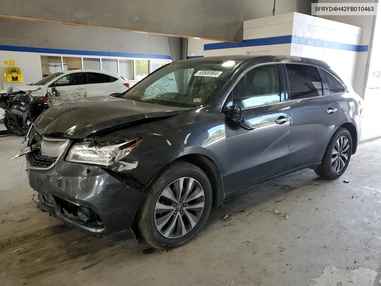 2015 Acura Mdx Technology VIN: 5FRYD4H42FB010463 Lot: 69900964