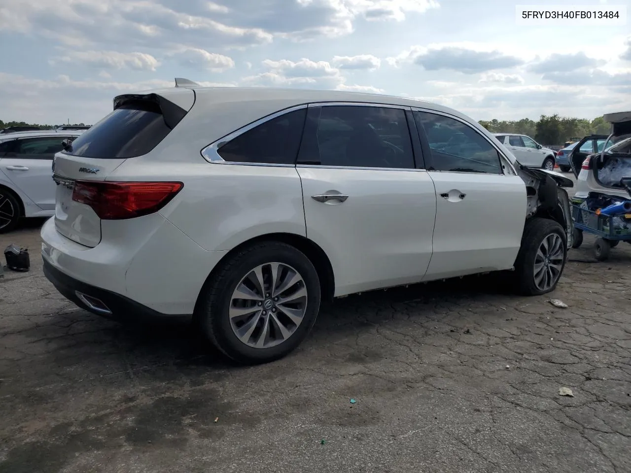 2015 Acura Mdx Technology VIN: 5FRYD3H40FB013484 Lot: 70002014