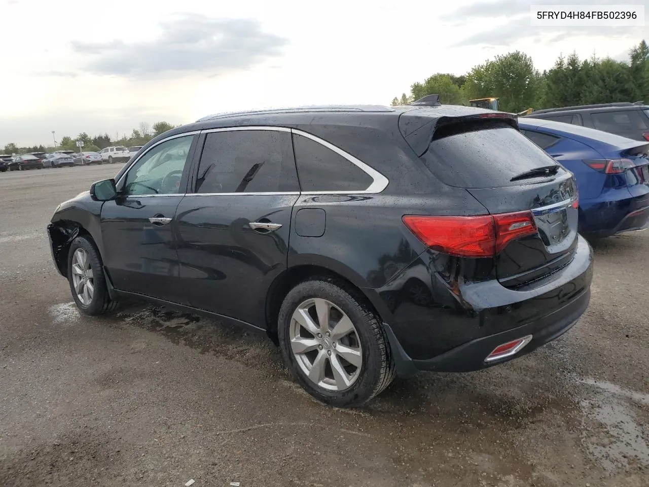 2015 Acura Mdx Advance VIN: 5FRYD4H84FB502396 Lot: 70617784