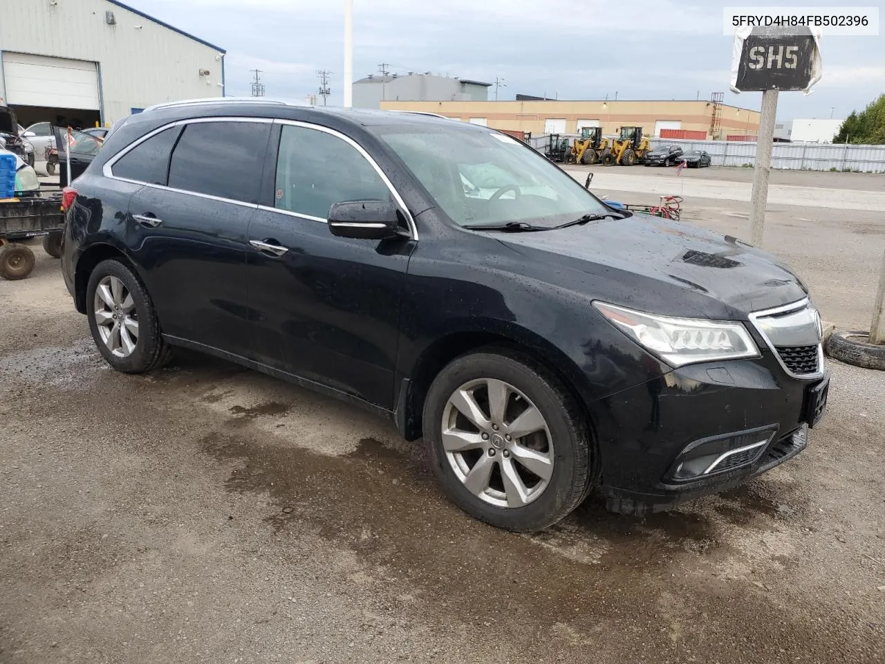 2015 Acura Mdx Advance VIN: 5FRYD4H84FB502396 Lot: 70617784