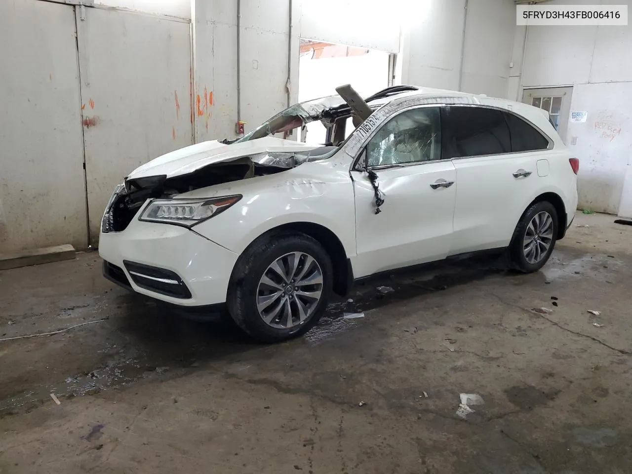 5FRYD3H43FB006416 2015 Acura Mdx Technology