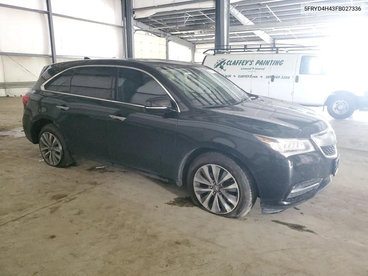 2015 Acura Mdx Technology VIN: 5FRYD4H43FB027336 Lot: 71061924