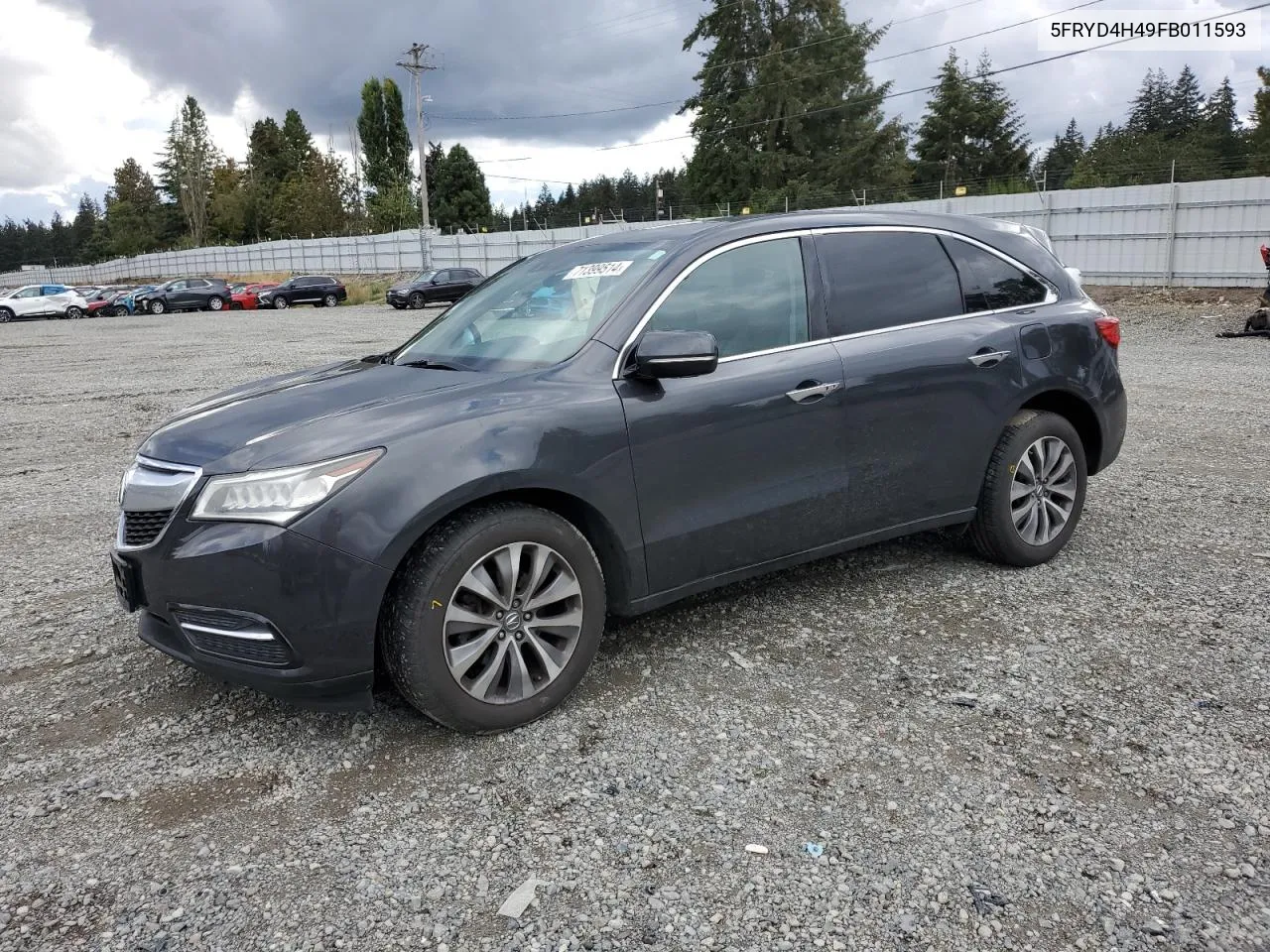 5FRYD4H49FB011593 2015 Acura Mdx Technology