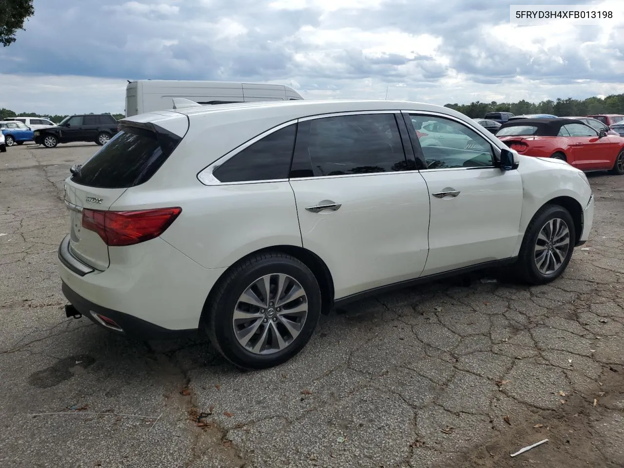 2015 Acura Mdx Technology VIN: 5FRYD3H4XFB013198 Lot: 72034174