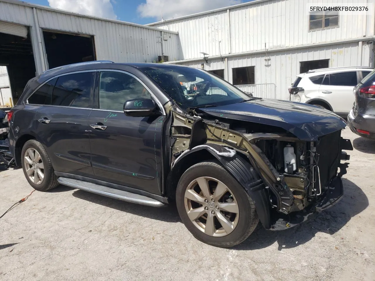 5FRYD4H8XFB029376 2015 Acura Mdx Advance