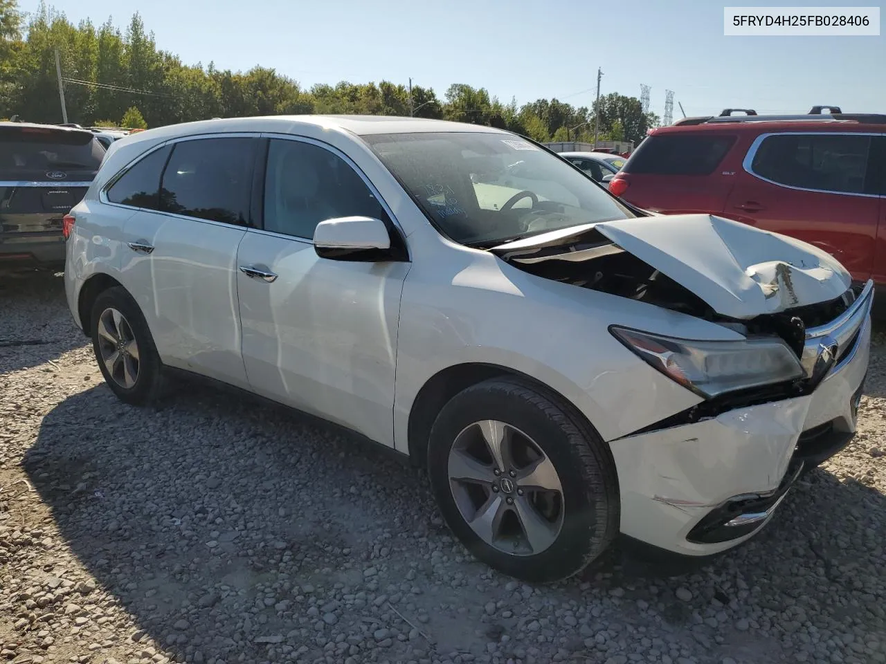 5FRYD4H25FB028406 2015 Acura Mdx