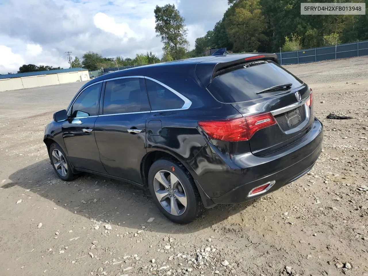 2015 Acura Mdx VIN: 5FRYD4H2XFB013948 Lot: 73811664