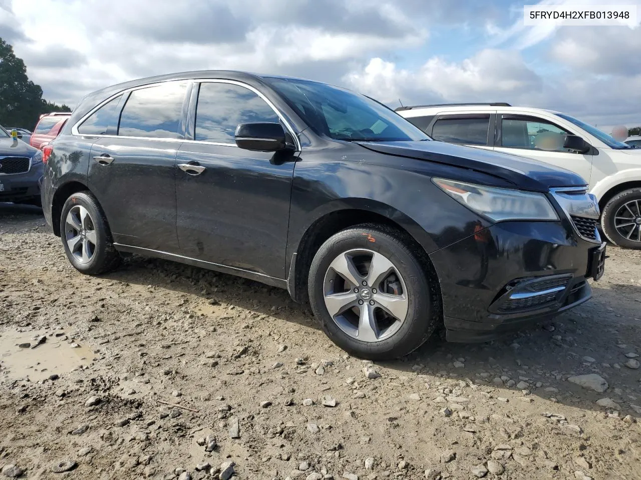 2015 Acura Mdx VIN: 5FRYD4H2XFB013948 Lot: 73811664