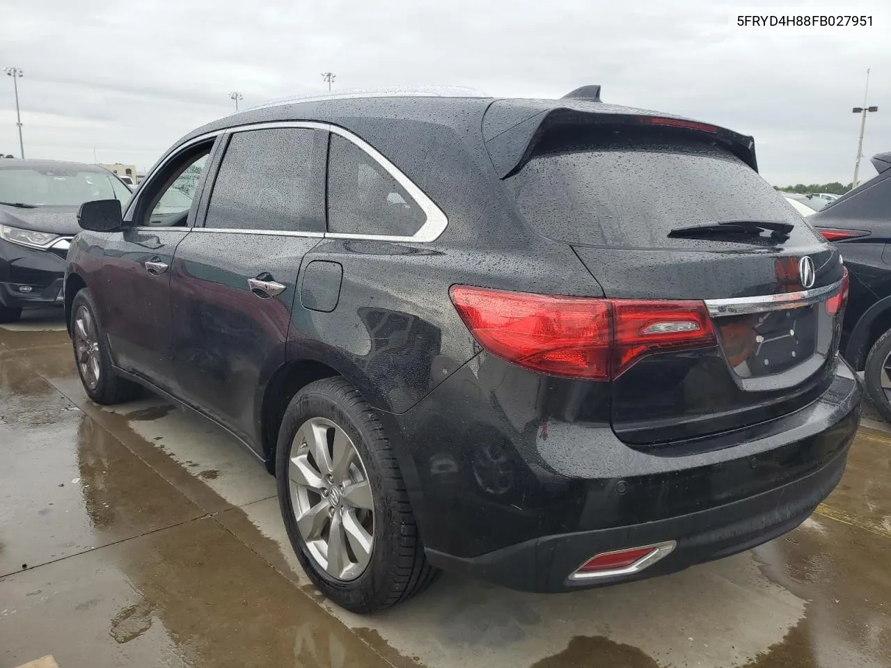 2015 Acura Mdx Advance VIN: 5FRYD4H88FB027951 Lot: 73942644