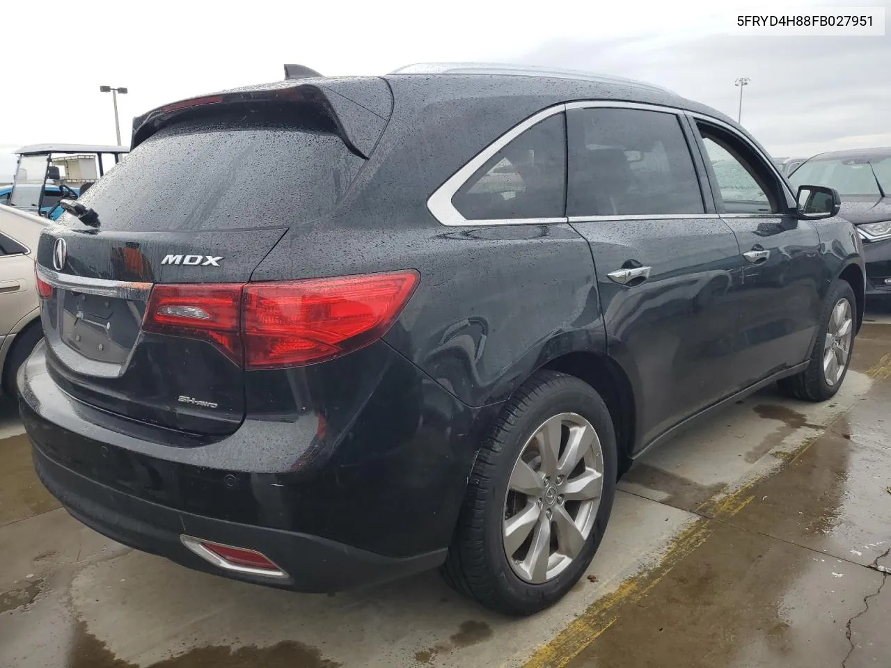 2015 Acura Mdx Advance VIN: 5FRYD4H88FB027951 Lot: 73942644