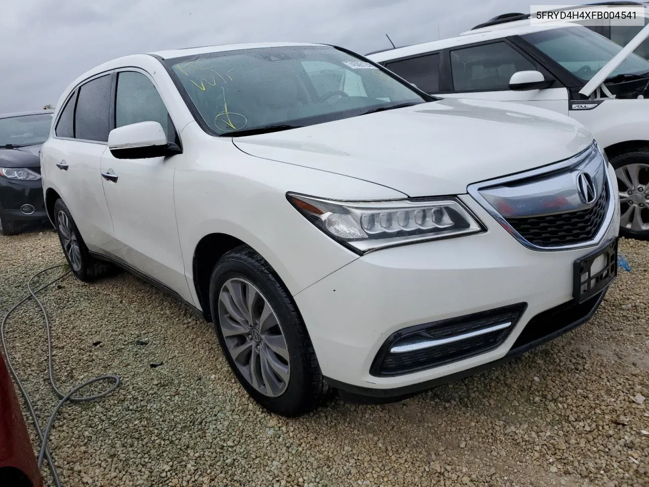 2015 Acura Mdx Technology VIN: 5FRYD4H4XFB004541 Lot: 74506124