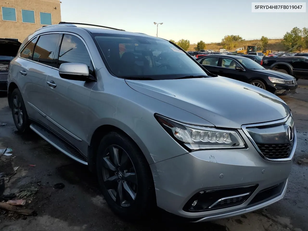 2015 Acura Mdx Advance VIN: 5FRYD4H87FB019047 Lot: 74564654