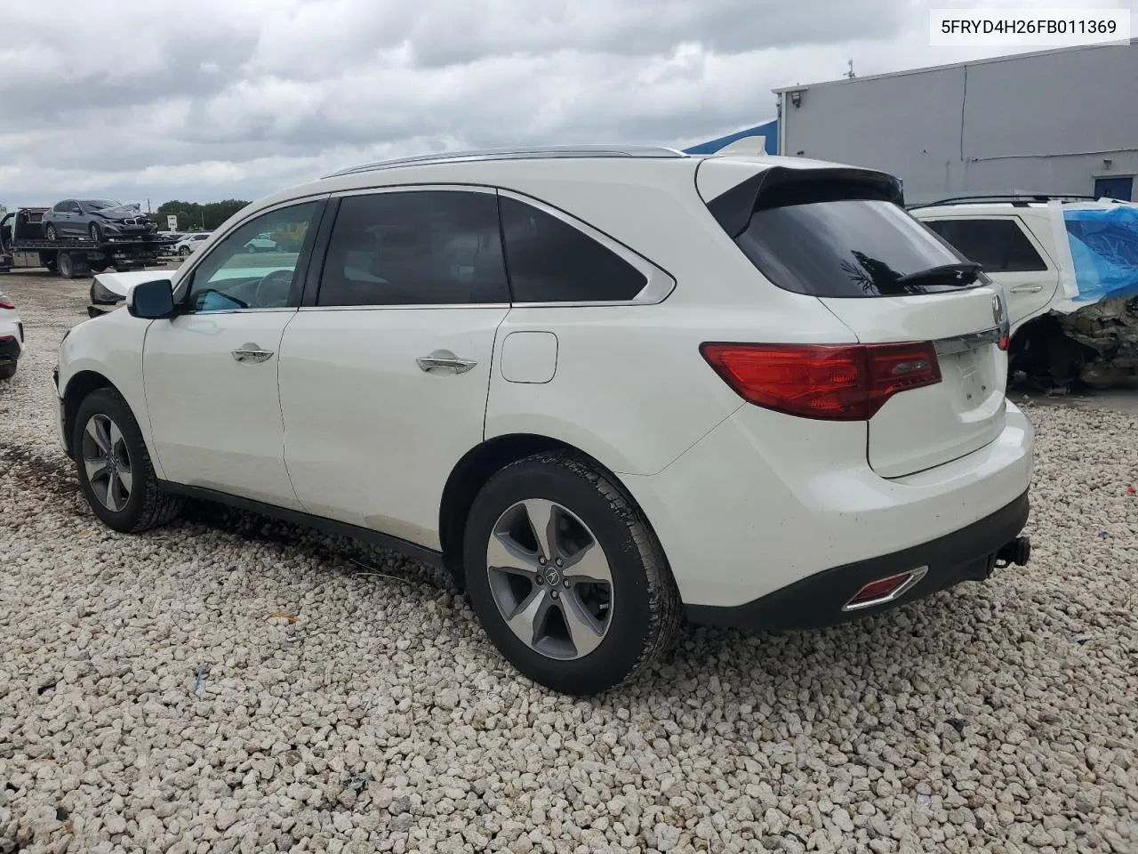 2015 Acura Mdx VIN: 5FRYD4H26FB011369 Lot: 74921584