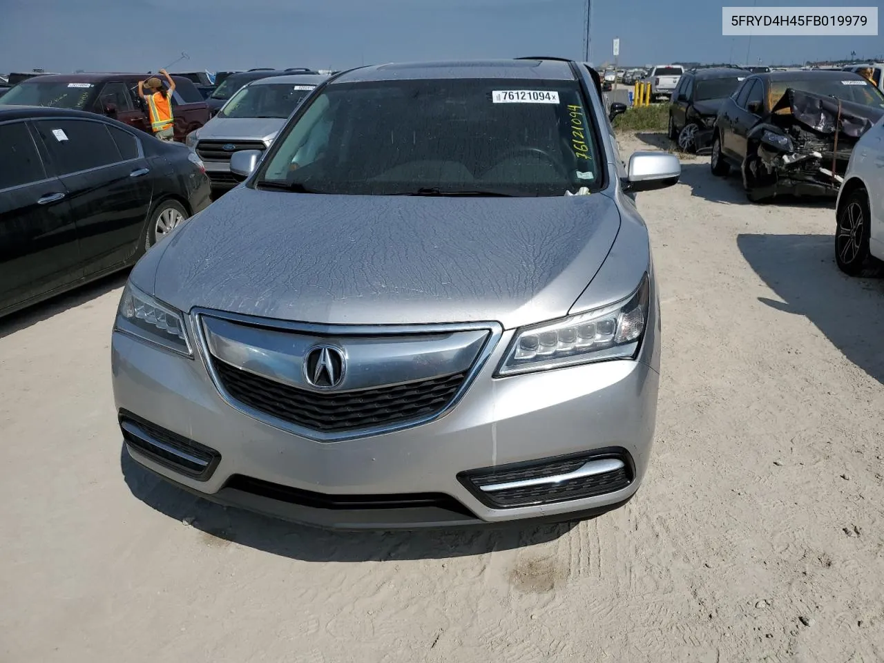 2015 Acura Mdx Technology VIN: 5FRYD4H45FB019979 Lot: 76121094