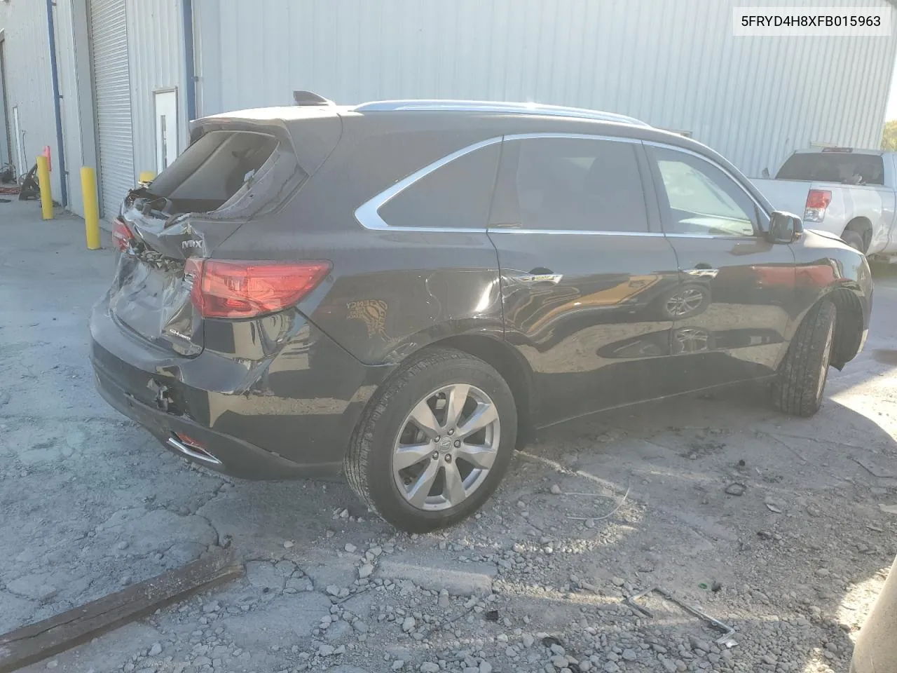 2015 Acura Mdx Advance VIN: 5FRYD4H8XFB015963 Lot: 76418494