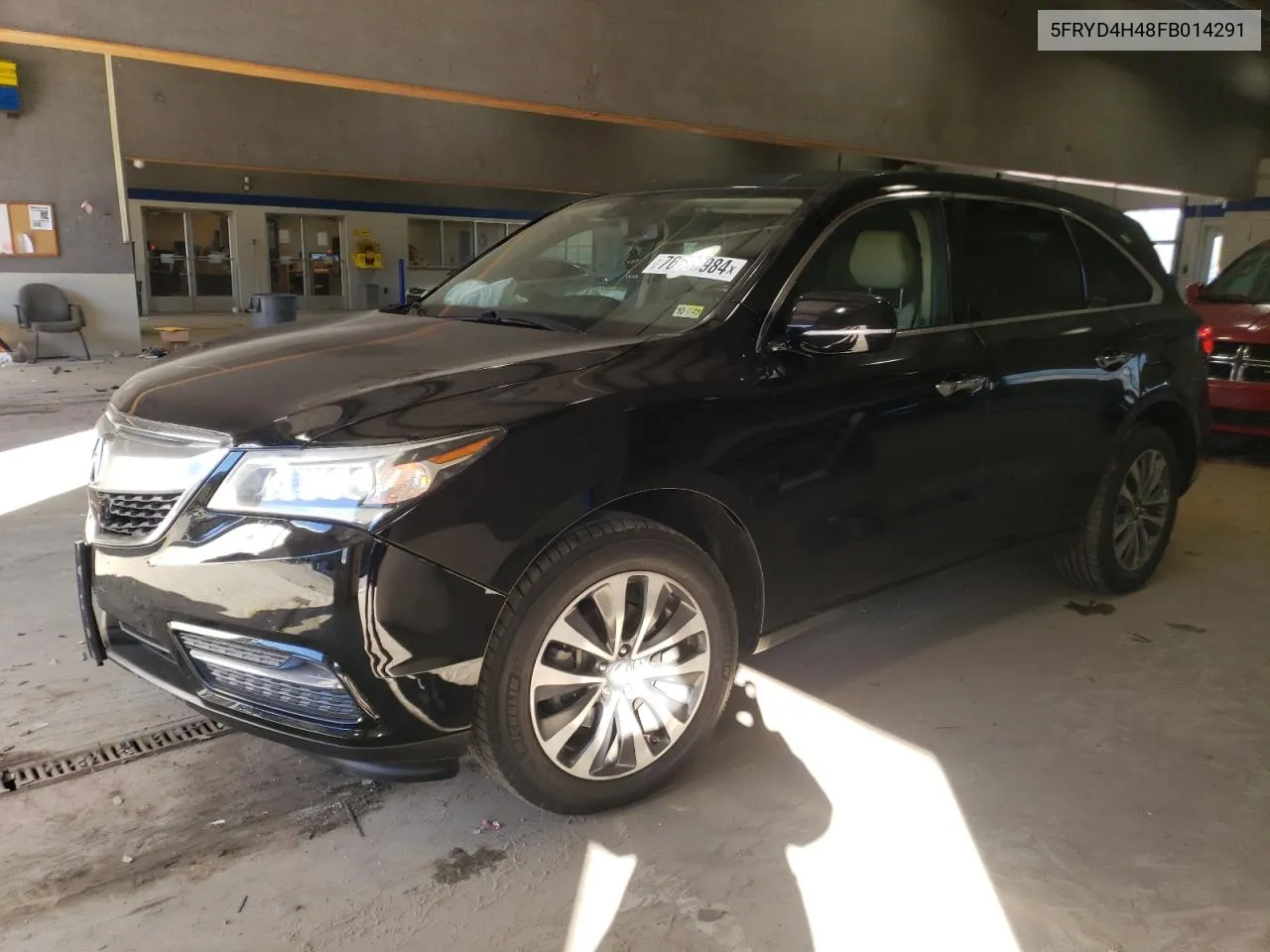 2015 Acura Mdx Technology VIN: 5FRYD4H48FB014291 Lot: 76689984