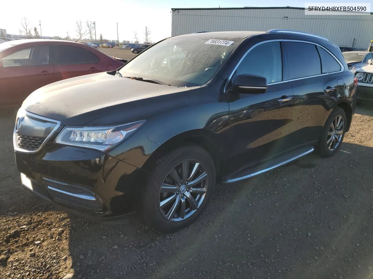 2015 Acura Mdx Advance VIN: 5FRYD4H8XFB504590 Lot: 78831774